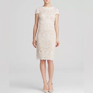 Tadashi Shoji Dress - Cap Sleeve Corded Sheath